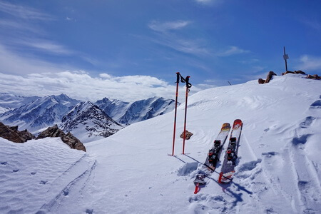 ski tour Almaty, Tourist peak