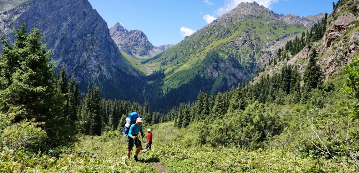 поход на озеро Алакёль в Киргизии, Alakul lake trekking in Kyrgyzstan