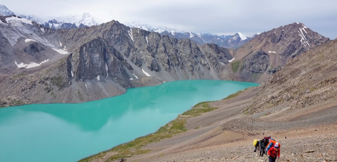 поход на озеро Алакёль в Киргизии, Alakul lake trekking in Kyrgyzstan