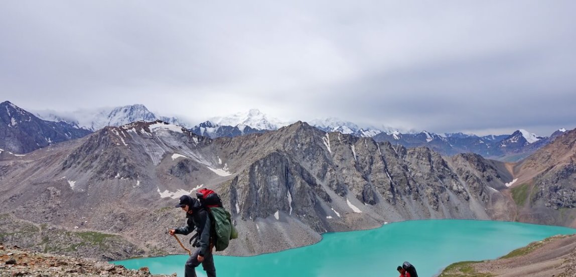 поход на озеро Алакёль в Киргизии, Alakul lake trekking in Kyrgyzstan