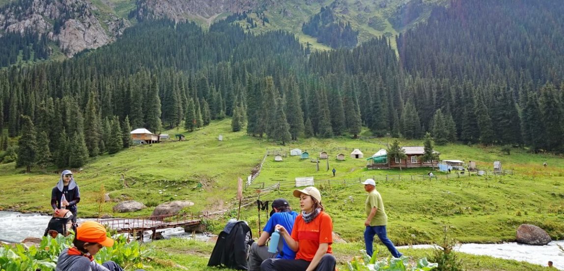 поход на озеро Алакёль в Киргизии, Alakul lake trekking in Kyrgyzstan