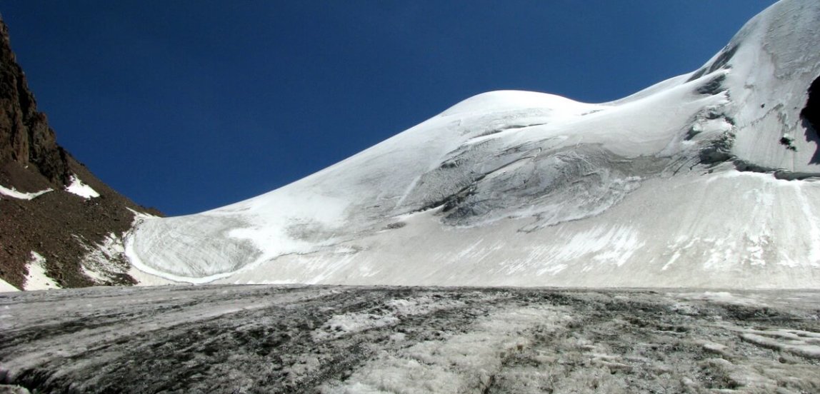 ледник Богдановича, пик Карлытау