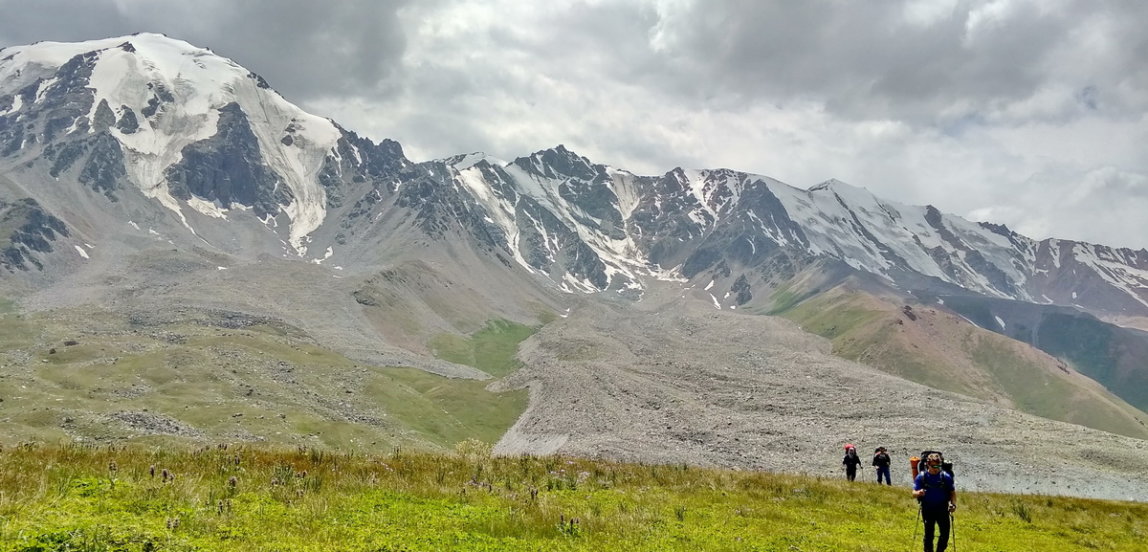 Sovetov peak climbing