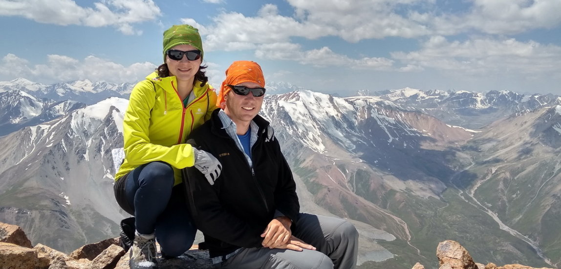 Sovetov peak climbing