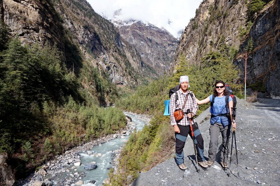 путешествие в Непал, поход вокруг Аннапурны
