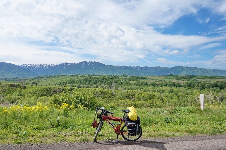 велопоход по Алматинской области